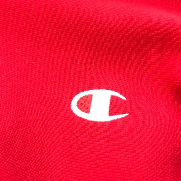 New Champion Reverse Weave Scarlet Red Hoodie⭐️⭐️ - Picture 5 of 8